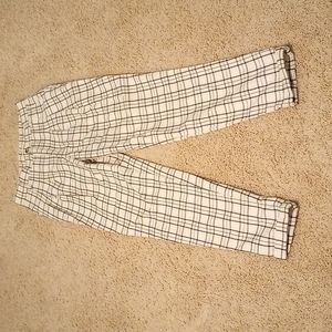 Full Tilt Plaid pleated women's pants